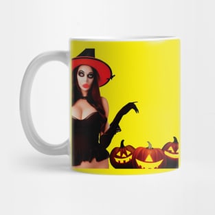 This beautiful witch is a must-have character on Halloween. You can't miss it this year. Mug